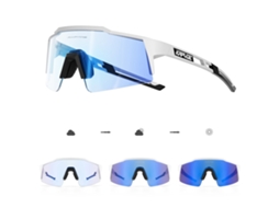 Óculos de Ciclismo MDUG com Revestimento Fotocromático Vermelho azul para Esportes