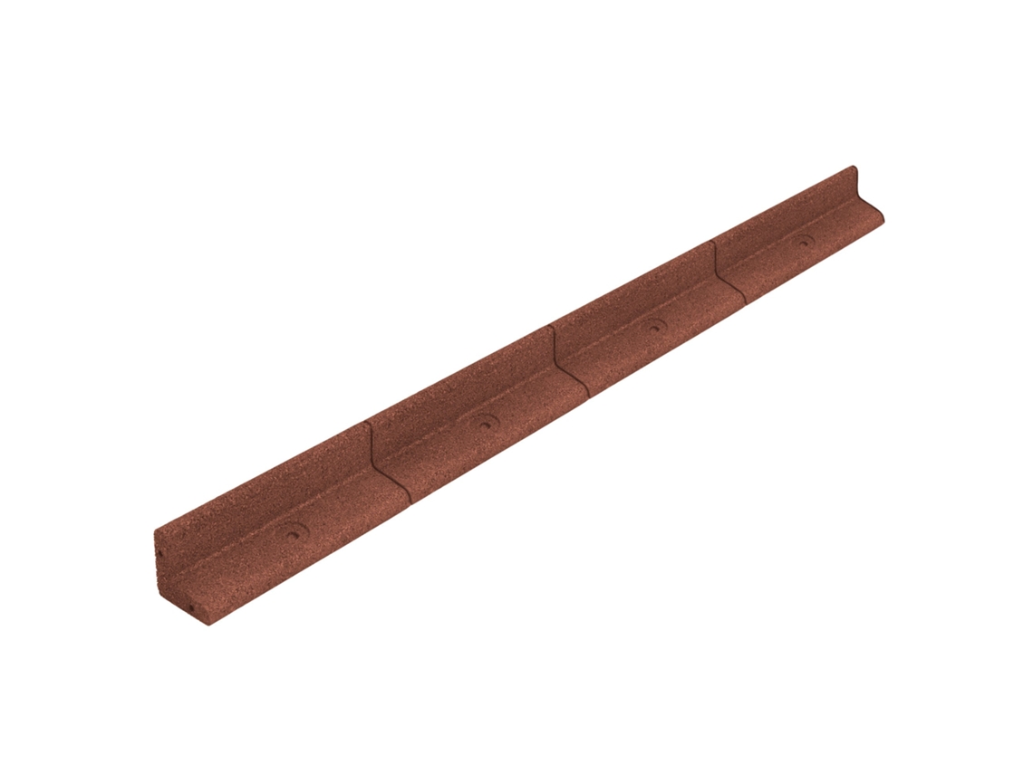 Jardim Borda Flexível Terracota com Martelo de Borracha Estacas e Conectores MONSTERSHOP (4 X 1,2 M)