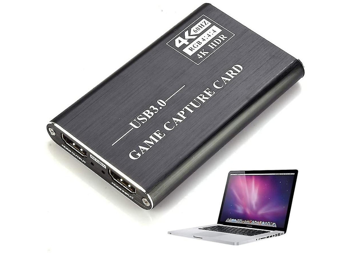 Placa De Captura De Vídeo Hdmi 4k Usb3.0, 4k 1080p 60fps, Portátil, Alta Definição, Streaming, Gravação Preto Bestvite