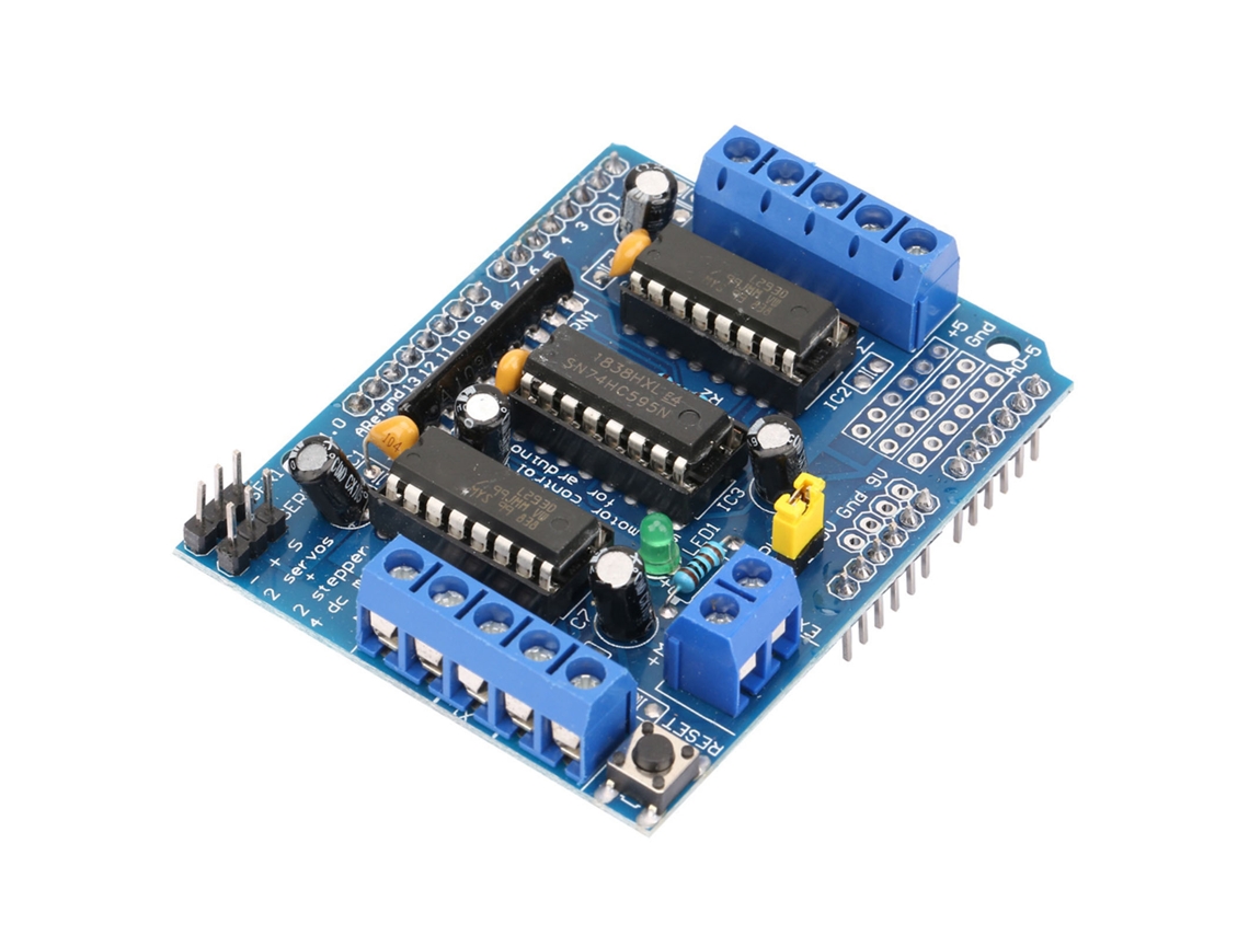 Laxiscreed L293d Placa De Motor Driver Para Controle De Motores E Expansão De Funções