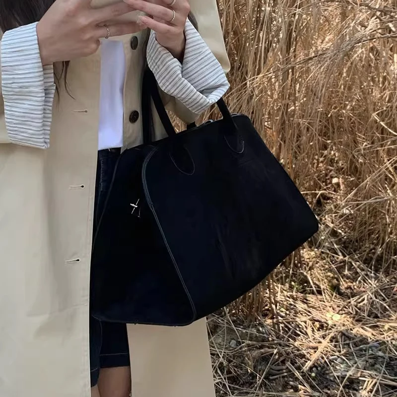 Bolsa AQUAFORGE Tote Coleção Outono Inverno, Sofisticada, Estilo Retrô, Grande Capacidade