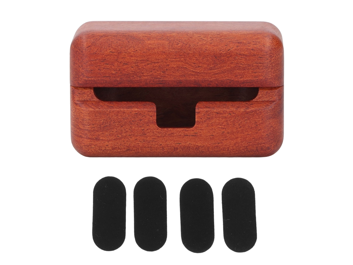 Estuche de madera para auriculares WF 1000XM4, protector resistente a impactos, pulido a mano | S/MARCA
