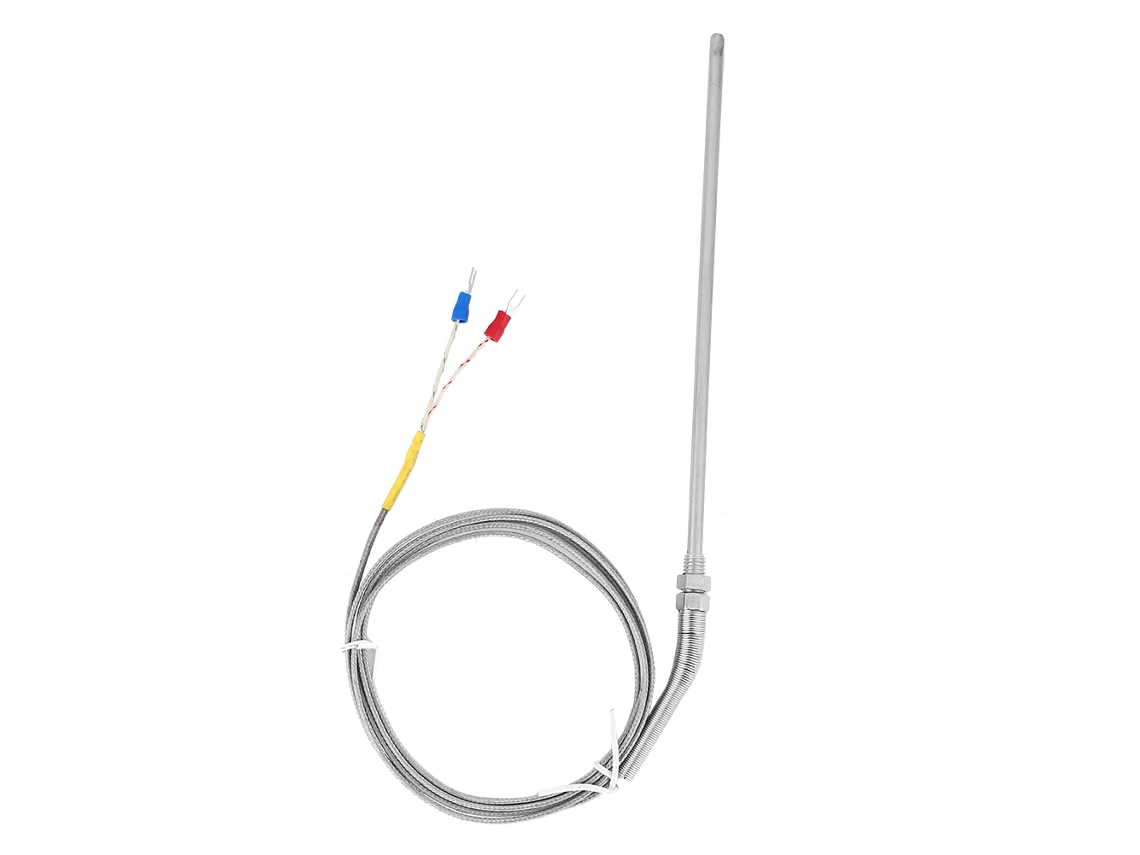 Sonda Termopar Tipo K com Cabo de Aço Inoxidável 2m