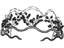 Coroa De Contas E Cristais Com Strass Para Casamentos, Acessório De Cabeça Feminino E Para Festas De Aniversário.