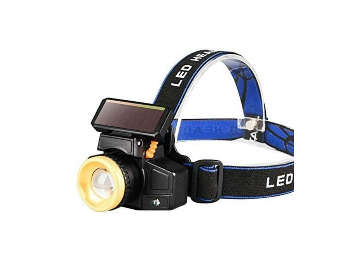 Farol de Alta Potência Farol de Led 1000 Lúmens 3 Modos de Farol de Bateria Farol de Cabeça Lanternas Trabalho Camping Pesca Luz Tocha Preto YIZHOOD