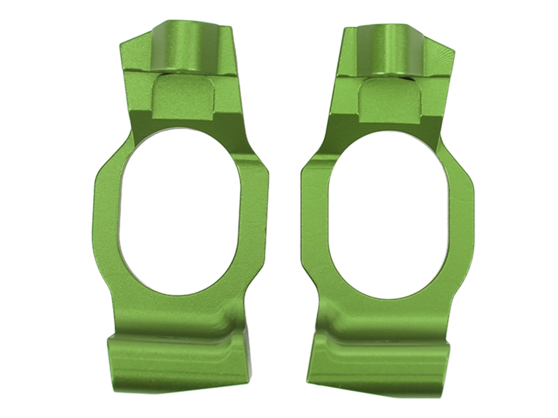 Mali blocos de Roda C Hub Alumínio para Traxxas 1/10 Maxx 2.0 Resistente Leve 2pcs Verde