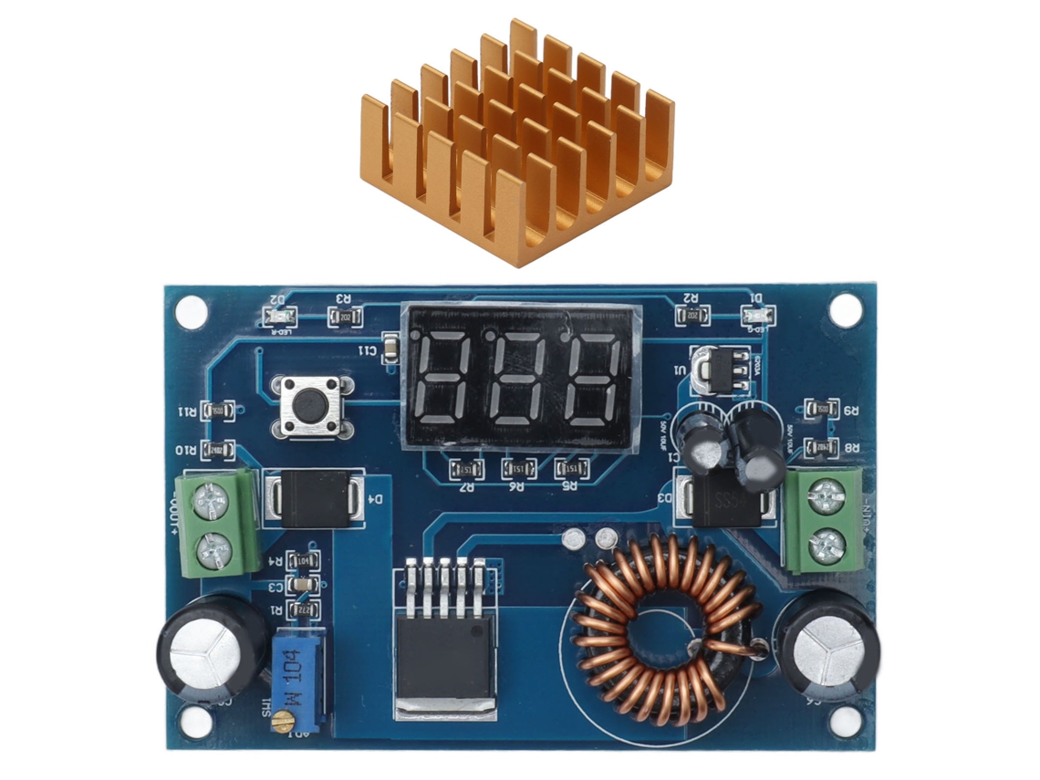 Módulo Conversor Digital Boost de Alta Potência 4 35v para 5 45v 5a Dc dc Xhm41
