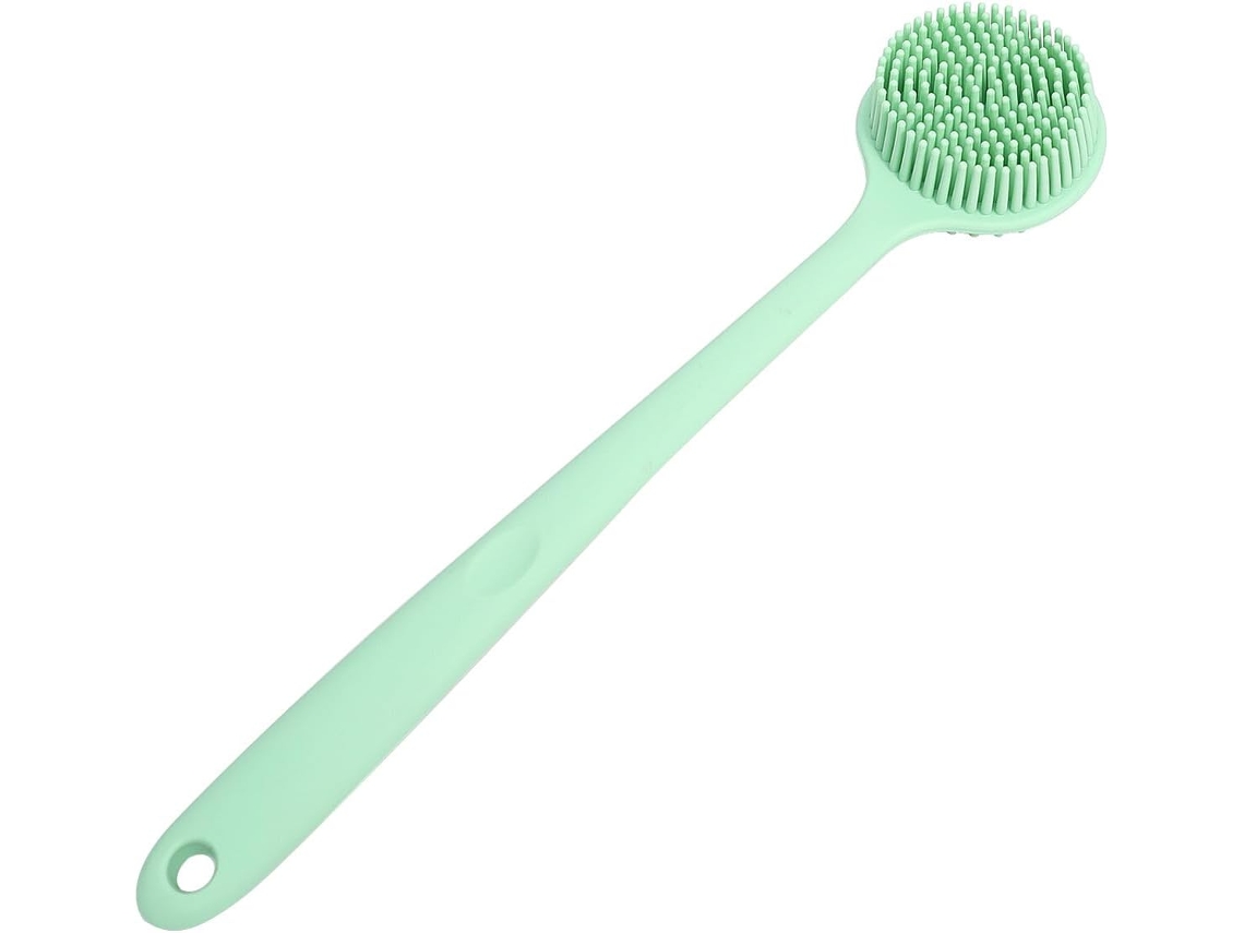 Escova De Banho Silicone Dupla Face Topbathy Com Gancho Para Homens E Mulheres, Limpeza E Esfoliação Corporal, Vários