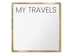 Magnetic Wall Board My Travels For The Office Espelharte (50x50 Cm)