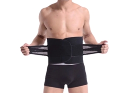 Cinta De Suporte Para As Costas Ajustável Para Levantamento De Peso, Musculação, Corrida, Basquete, Tamanho L, Preto Rnemitery
