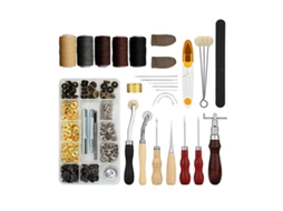 Conjunto de Ferramentas para Couro / Ferramentas Manuais para Couro 28 Peçashw AQUAFORGE
