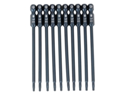 Kit de 10 Bits de Parafusadeira Estrela T9 com Imã 1/4" Hexagonal | S/MARCA