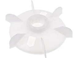 Peça de Máquina Y132 Plástico Branco Diâmetro Interno 3,7 Cm Ventilador de Motor com Seis Pás CHABERLU