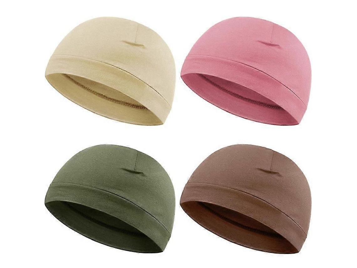 Gorros de Algodão Macio, Toucas Elásticas para Capacete. TAISHENGDA