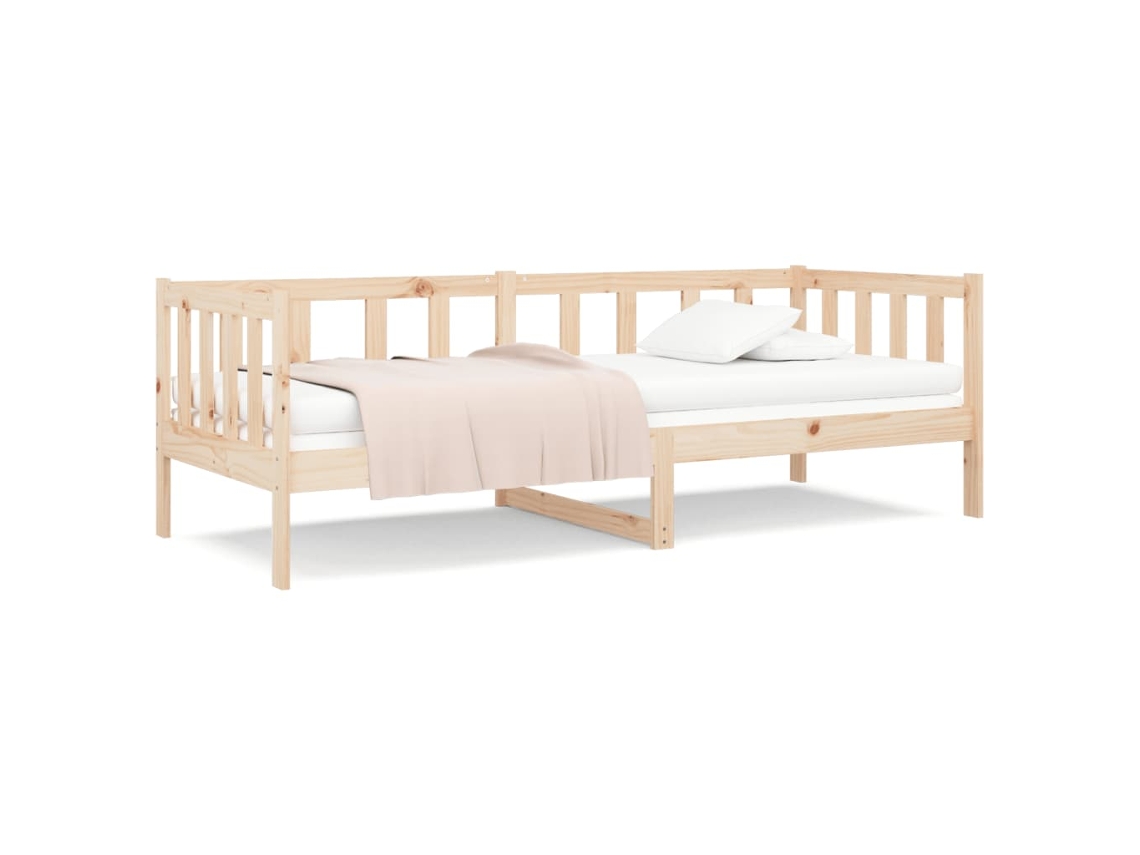 Sofá Cama Sem Colchão em Madeira de Pinho Maciça 80x200 cm MAISON EXCLUSIVE