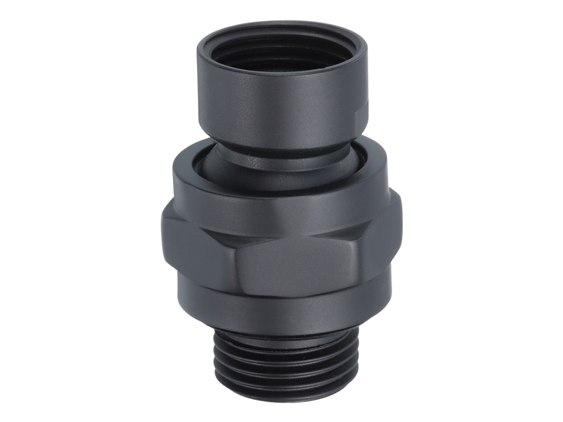 Conector De Chuveiro Com Junta Esférica, Preto Fosco SUNNY SPACES