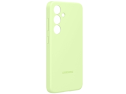 Samsung Capa Por Samsung Galaxy S24 Capa De Silicone Original Toque Suave Verde Limão