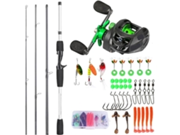 Kit de Pesca com Anzóis, Bóias e Linha S/MARCA