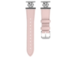 Pulseira De Relógio Verizon Gizmowatch 2, Couro Bovino Genuíno Com Decoração Floral E Ajustável Chenille (versão Masculina)