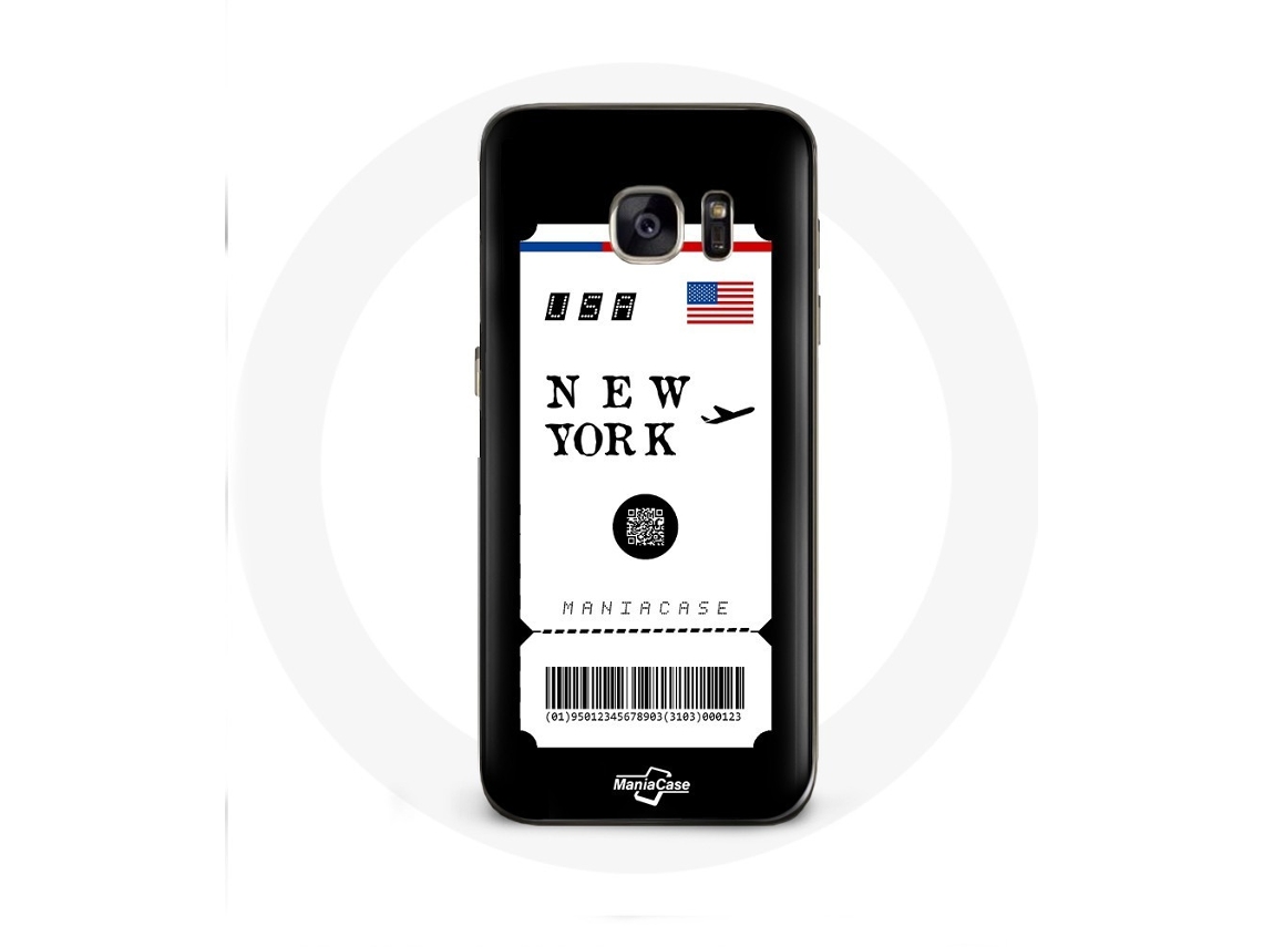 Capa para Samsung Galaxy S6 bilhete de avião Nova York