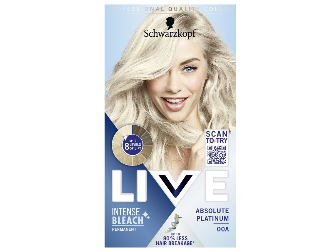 Live Intense Bleach Descolorante Capilar 00a Platina Absoluta Schwarzkopf