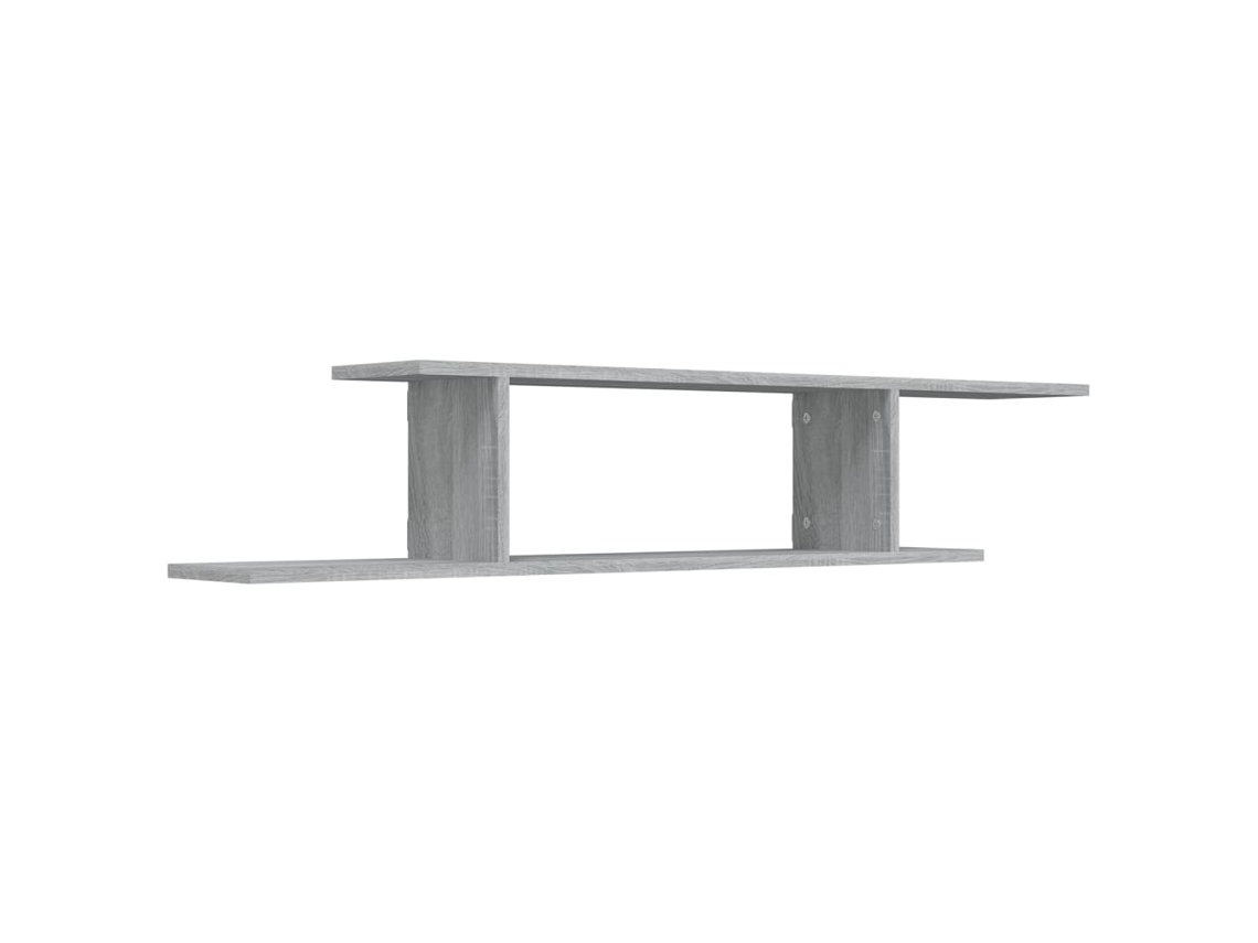 Wall-mounted Tv Shelf, Wall-mounted Tv Shelves Vidaxl Cinzeto Madeira Processada (n/a)