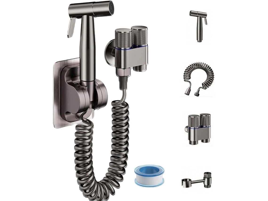 Kit Em Aço Inoxidável, Pulverizador De Bidê G1/2, Com Interruptor Duplo.