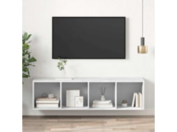 Vidaxl Armário de Parede para Tv Derivados de Madeira Branco