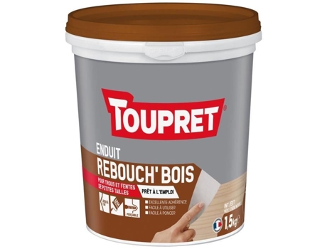 Enchimento De Madeira Pasta Toupret 1,5kg Bcrpbo1.5