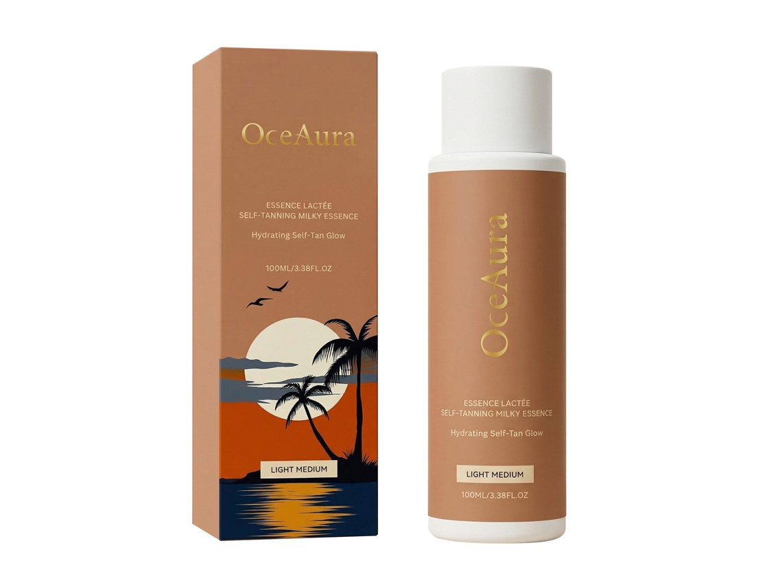Lotion Bronzeadora Oceaura Textura Leve Pele Bronzeada