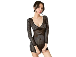 2026 pijama Sexy de Encaje para Navidad Con Tirantes Y Tanga Fl6977