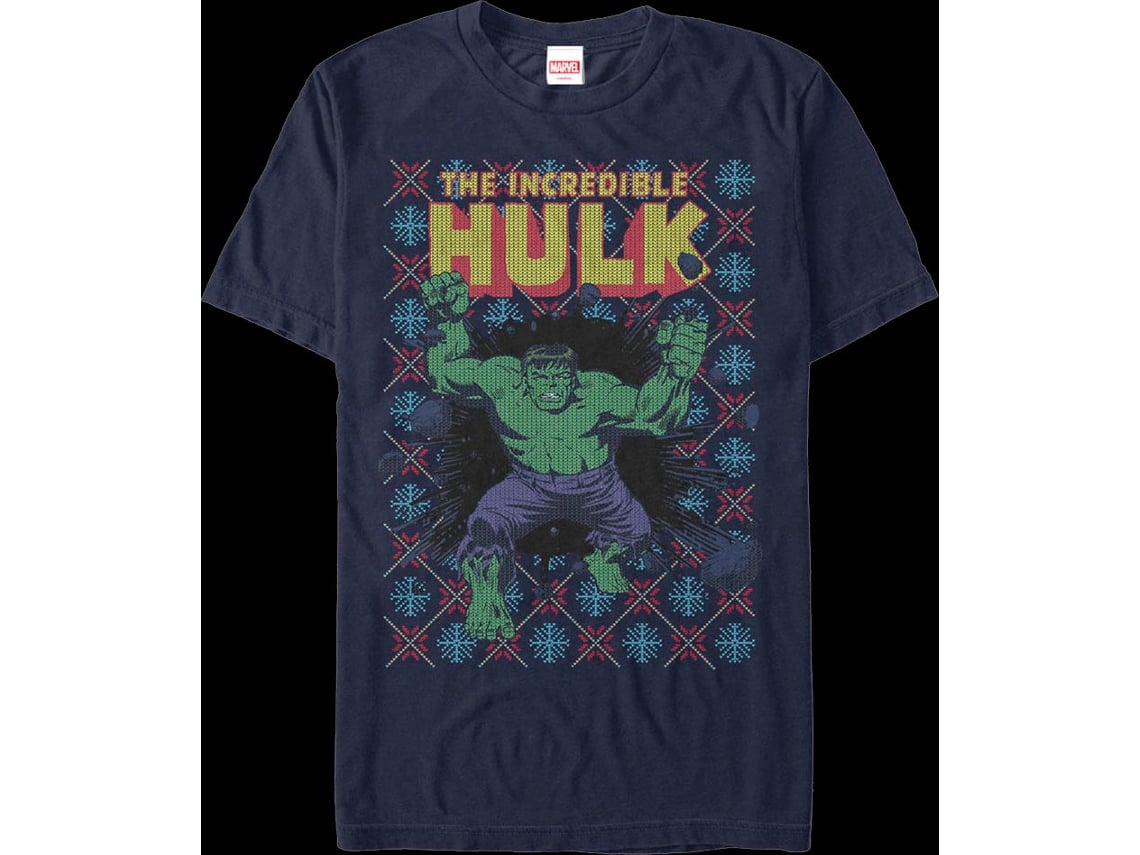 Marvel Comics Hulk Xmas Jumper T-shirt ROCKINSTONE Incredible Hulk