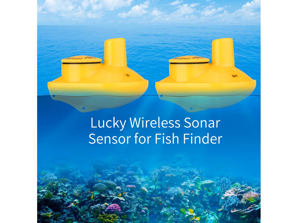 Sensor Sonar Pesca Sem Fio Profundidade 45m