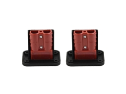 2 Peças 50a para Conector Anderson, Suporte de Montagem Embutida, Tampa de Painel para Caravana, Barco, Caminhão, Cabo BRILVIBERA