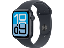 APPLE Watch SE 3 GPS + Cellular 44 mm Meia-noite Alumínio com Bracelete Desportiva Meia-noite (Outlet Caixa Aberta - Tamanho M/L)