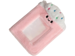 Álbum De Fotos Peluche Rose 3 Bolsas Poche Pvc Substituível Para Lembranças E Cartões Postais