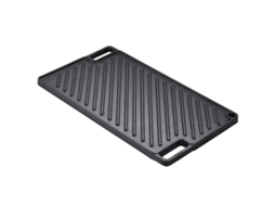 Grelhador Reversível Vevor 425x246mm Ferro Fundido Antiaderente