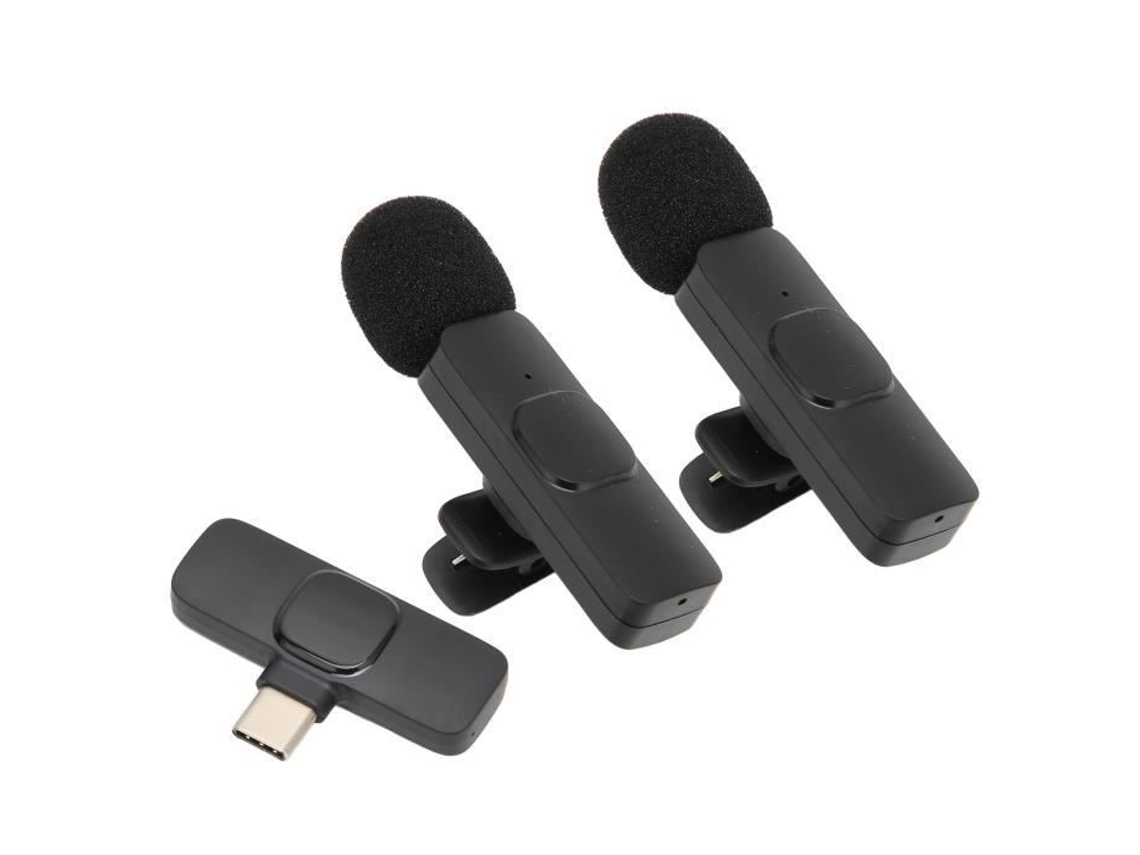 HURRISE Microfone de Lapela com Fio Microfone de Lapela Microfone de Lapela 360 Surround Sound Pickup Microfone de Computador
