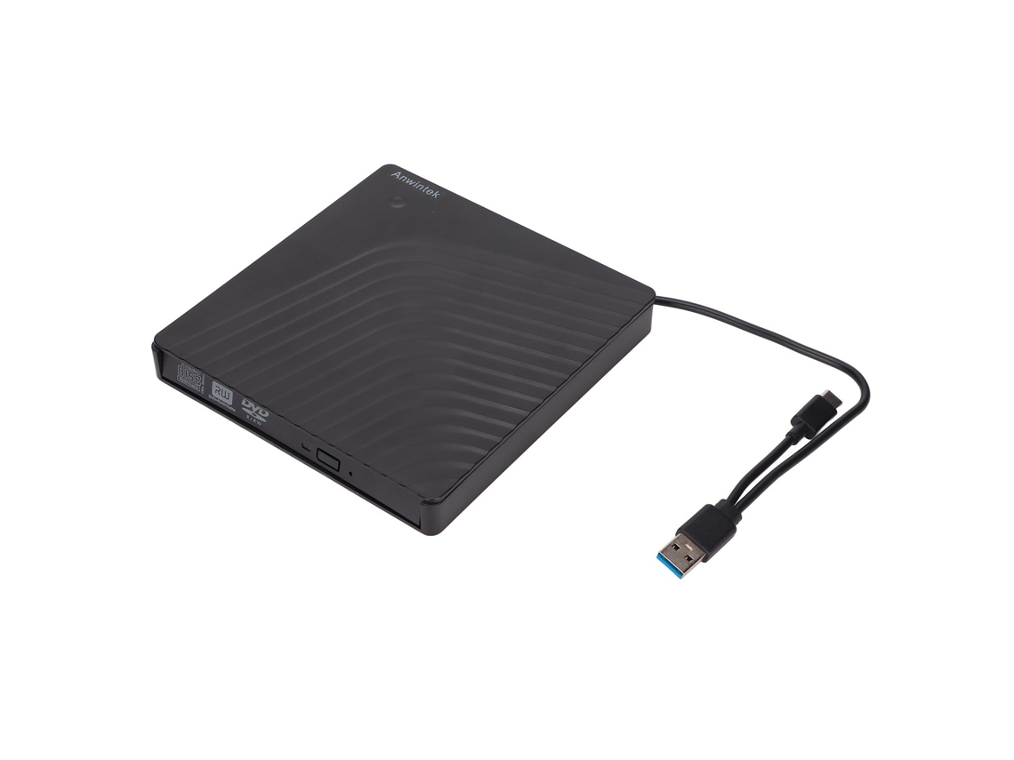 Caixa Óptica DVD/CD Externa USB 3.0 Tipo C 9,5 mm YANYXR
