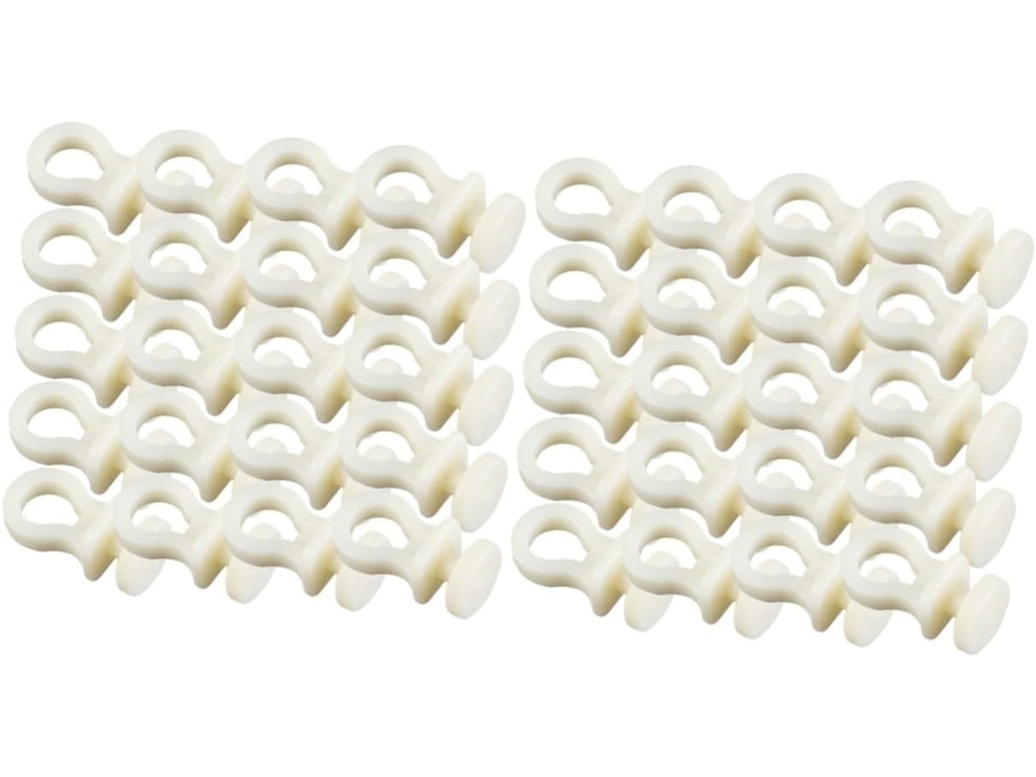 Conjunto De 100 Rodízios Para Cortina, Acessórios Para Trilho De Cortina, Rodízios Silenciosos Para