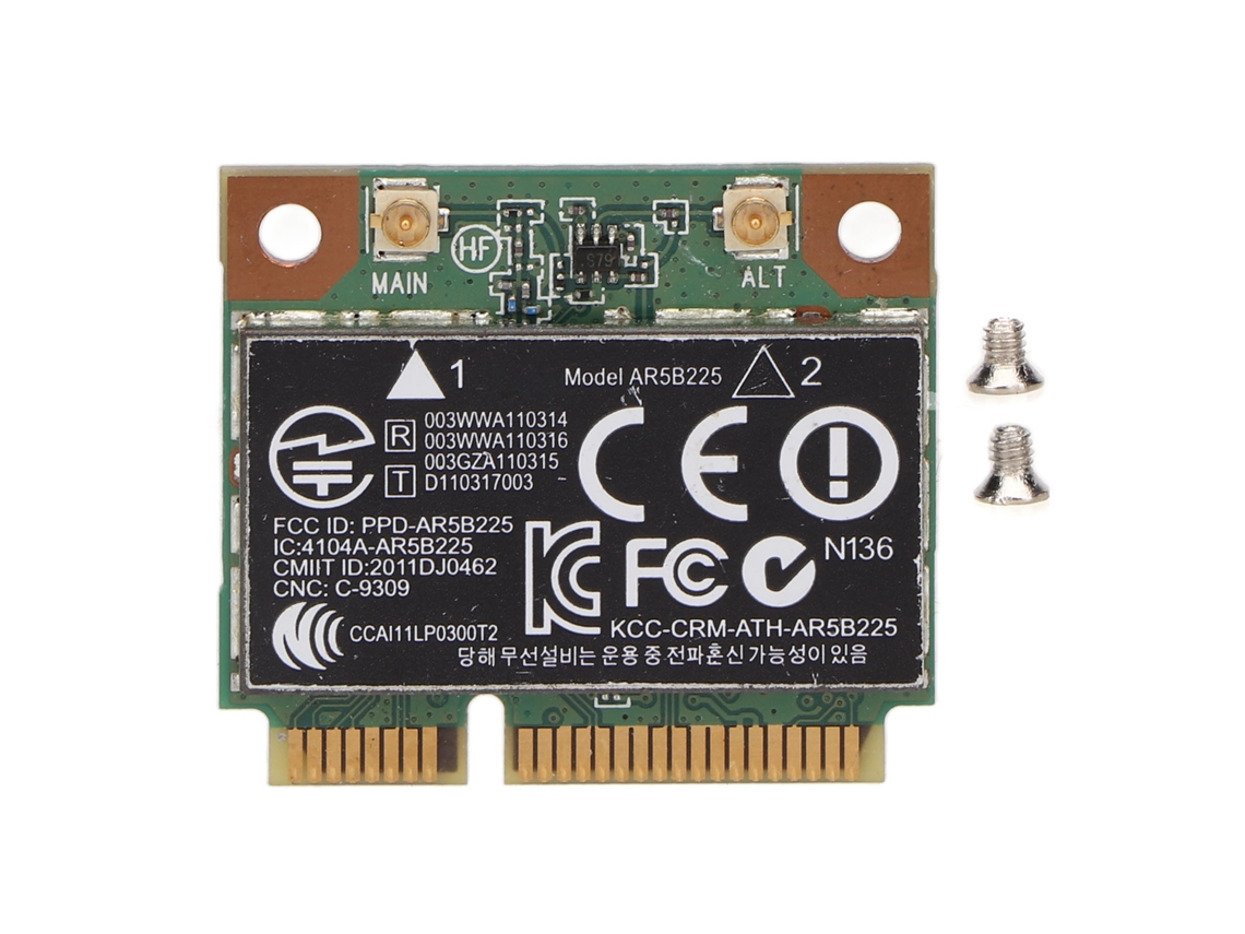 Adaptador De Placa De Rede Mini Pcie (bluetooth 4.0 Sem Fio De Alta Velocidade 300m)