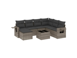 Garden Sofa Set, Garden Sofa Sets Vidaxl Cinzeto Rattan / Vime (n/a)