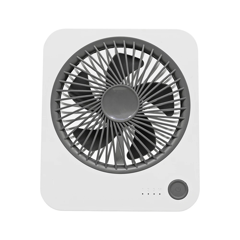 Ventilador de mesa portátil MDUG, ultrafino, silencioso, para escritório, casa e quarto