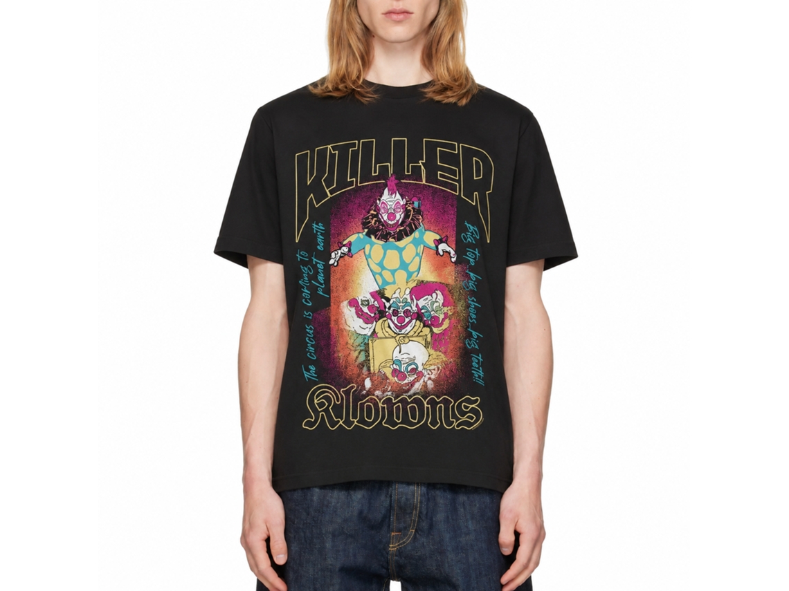 Rockinstone Killer Klowns Black Adult T-shirt Size:xl
