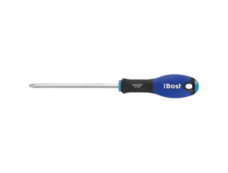 Lâmina de Chave de Fenda Mecânica Pz BOST Pz2 6X125Mm com Porca BOST Padrão Cruciforme Proteção Elétrica