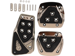 Conjunto De Pedais Antiderrapantes Para Carros Com Transmissão Manual.