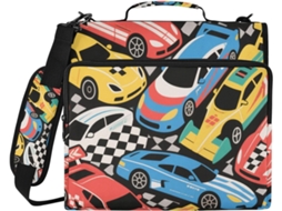 Bolsa colorida com estampa de desenho animado, feita com zíper de 3,8 cm, altura da bolsa para ombro e mão incluindo o zíper.