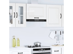 Vidaxl Armário De Parede De Cozinha Kalmar Branco Alto Brilho