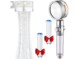Ducha de Mão Econômica em Água com Filtro Anti cálcio e Alta Pressão, 3 Etapas e Filtros Pp Substituíveis S/MARCA