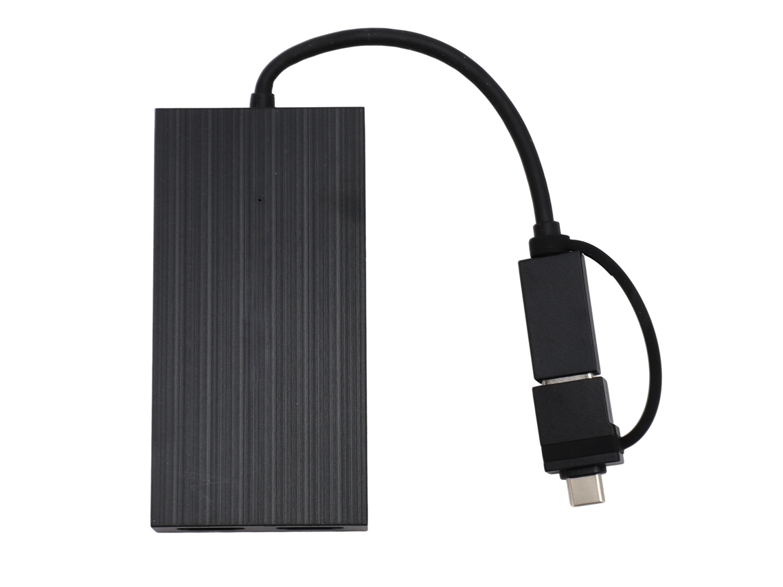 Placa Adaptadora EOOCOO com USB3.0, Type C e saída HDMI 2K+4K